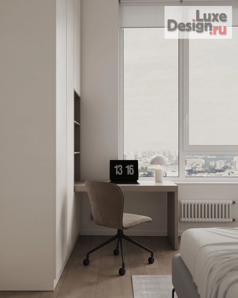 Дизайн интерьера двухкомнатной квартиры "ЖК Символ" (фото 8)