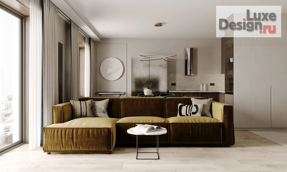 Дизайн интерьера трехкомнатной квартиры "ЖК "Одинград"" (фото 1)