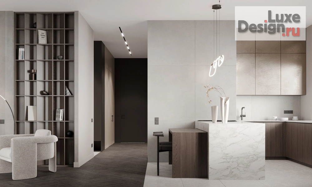 Дизайн интерьера трехкомнатной квартиры "ЖК Династия" (фото 2)