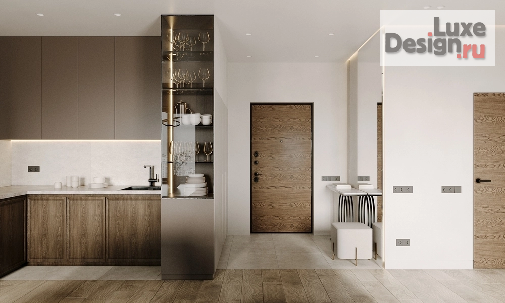 Дизайн интерьера трехкомнатной квартиры "ЖК "Одинград"" (фото 4)