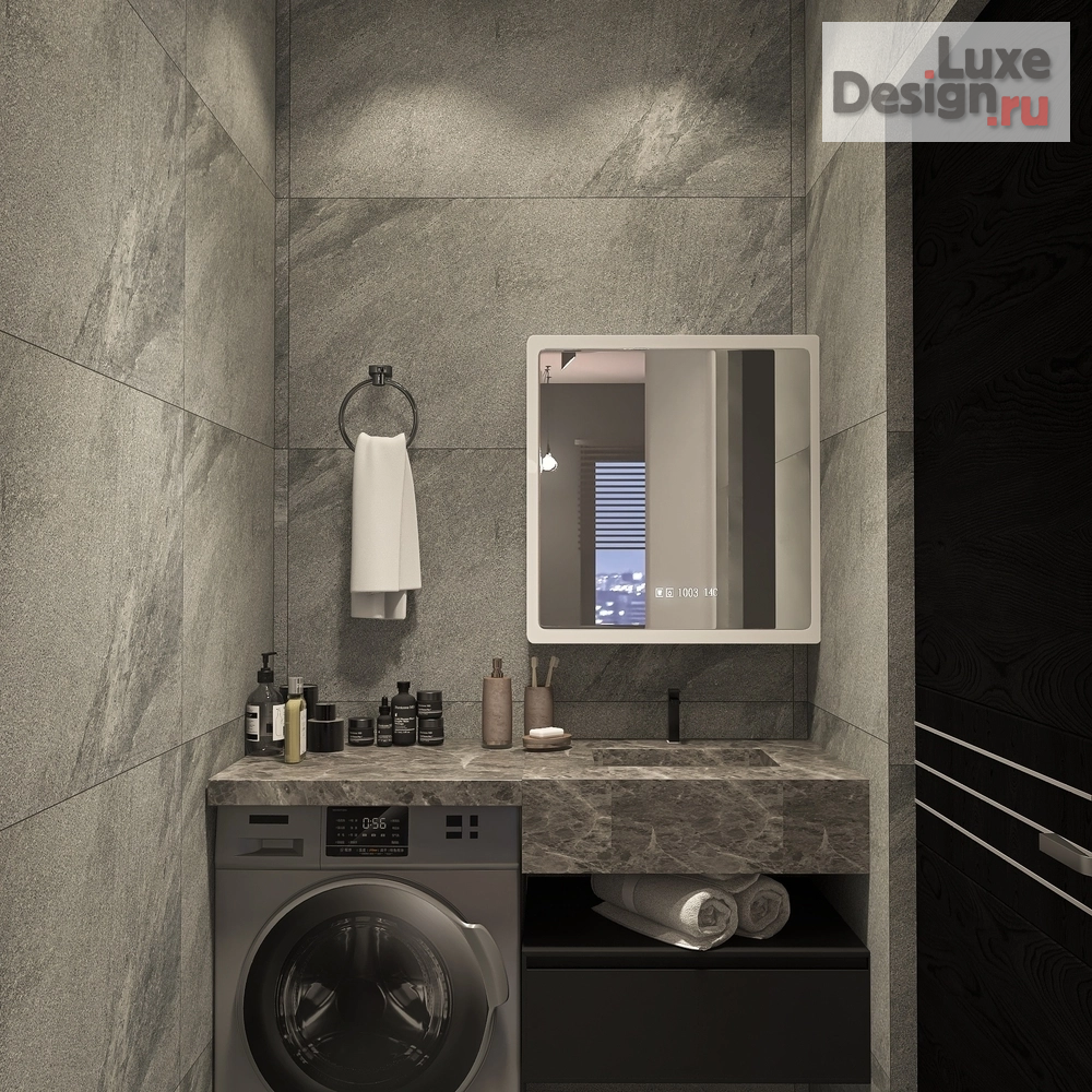 Дизайн интерьера трехкомнатной квартиры "Трехкомнатная квартира для холостяка" (фото 16)