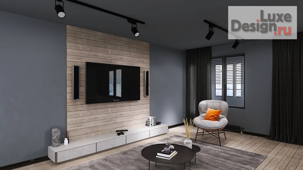 Дизайн интерьера трехкомнатной квартиры "Трехкомнатная квартира для холостяка" (фото 3)