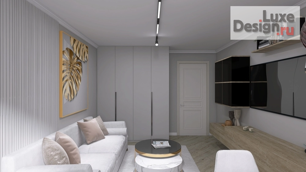 Дизайн интерьера двухкомнатной квартиры "Дизайн-проект квартиры Флейта" (фото 2)