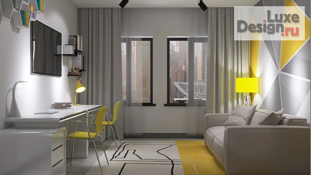 Дизайн интерьера двухкомнатной квартиры "Двухкомнатная квартира" (фото 6)