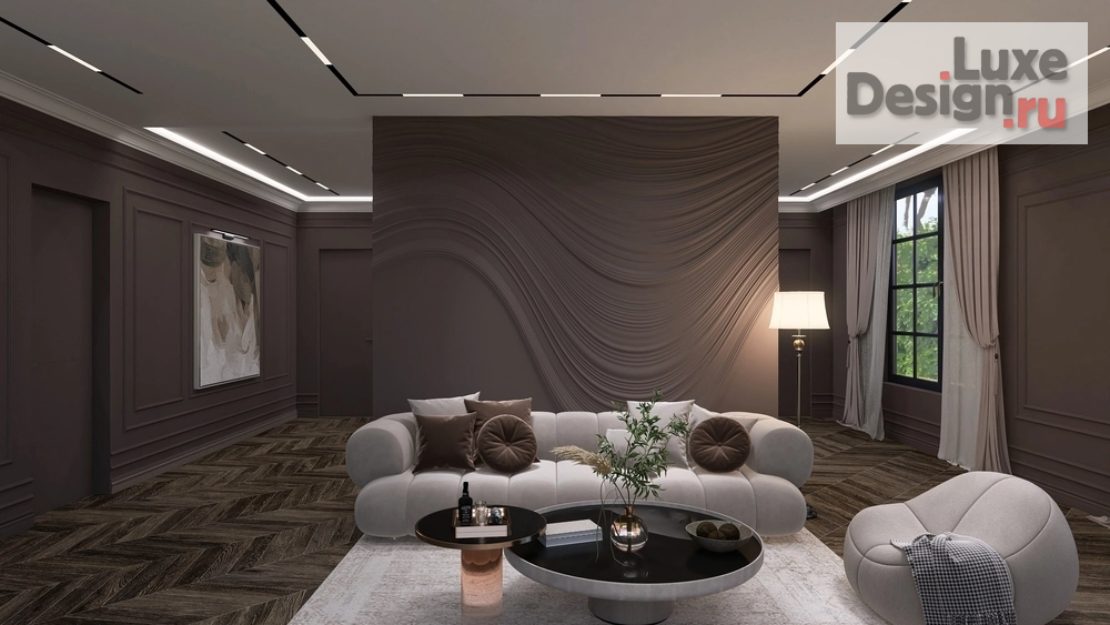 Дизайн интерьера загородного дома "Дизайн проект загородного дома" (фото 2)