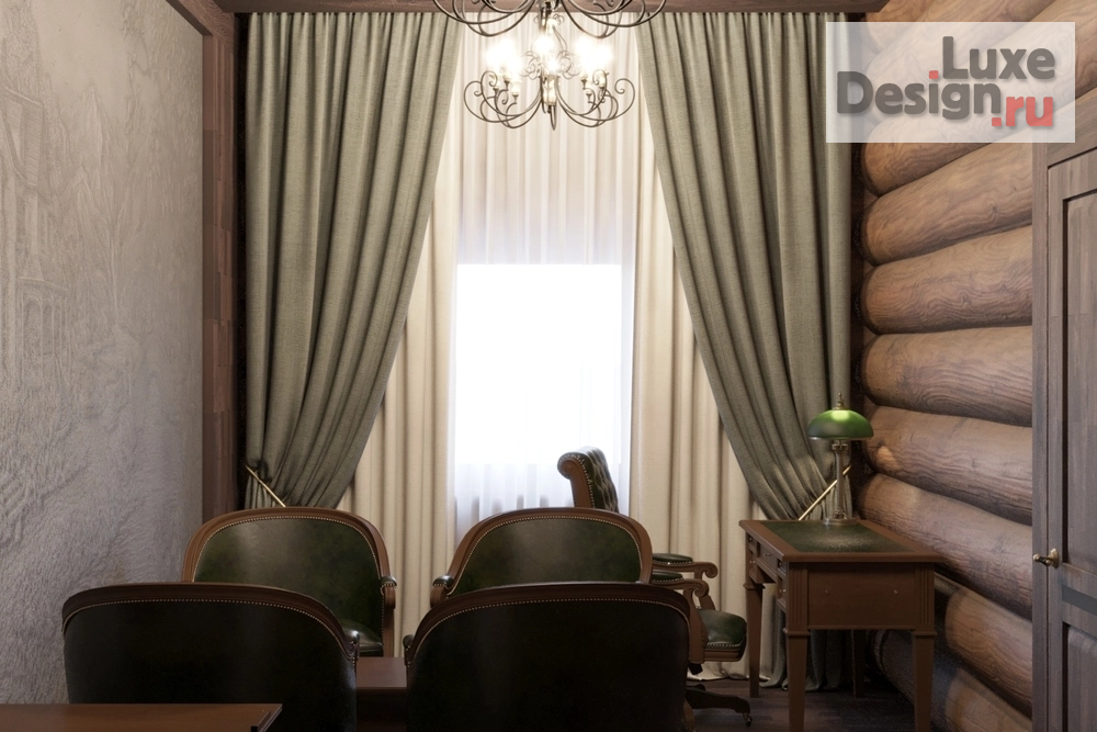 Дизайн интерьера частного дома "Кабинет" (фото 3) от дизайнера Игнатова Наталия Сергеевна Дизайн интерьера частного дома "Кабинет" (фото 3)