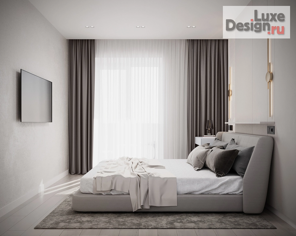 Дизайн интерьера трехкомнатной квартиры "Латте Арт" (фото 9)