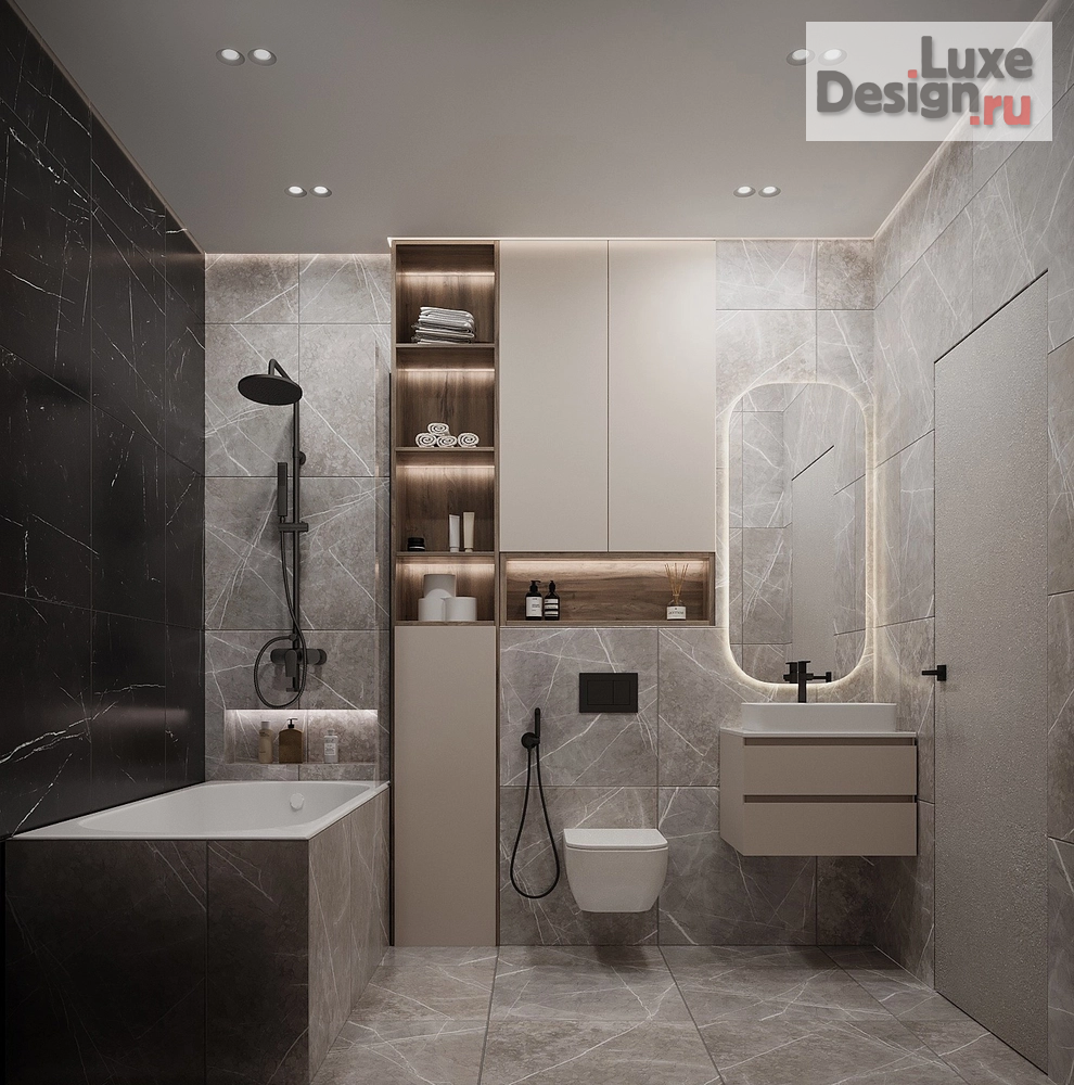 Дизайн интерьера трехкомнатной квартиры "Латте Арт" (фото 15)