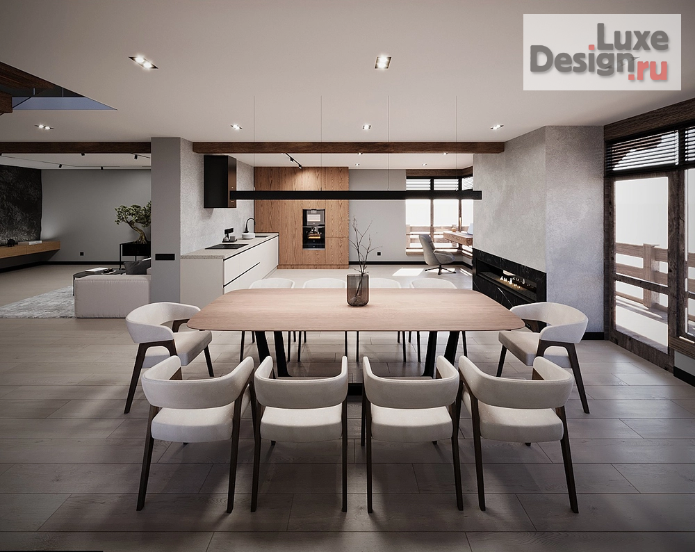Дизайн интерьера частного дома "Экософия" (фото 1)