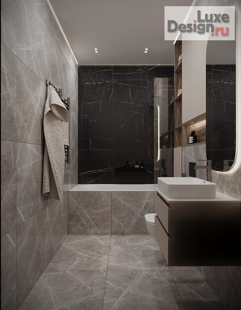 Дизайн интерьера трехкомнатной квартиры "Латте Арт" (фото 16)