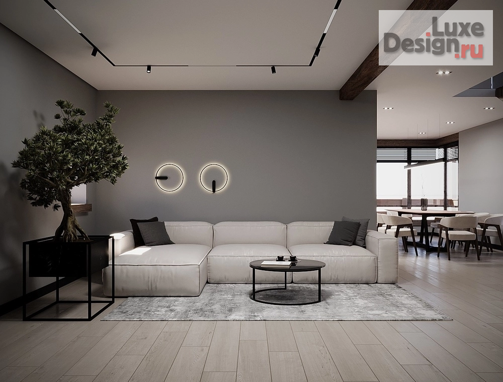 Дизайн интерьера частного дома "Экософия" (фото 4)