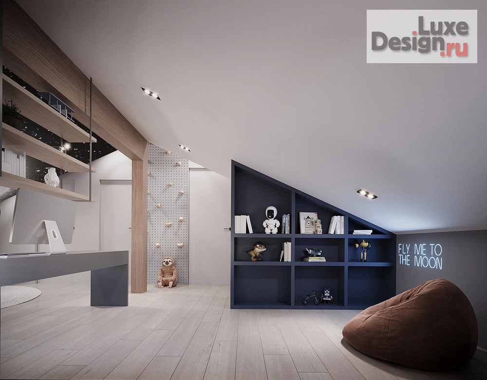 Дизайн интерьера частного дома "Экософия" (фото 32)