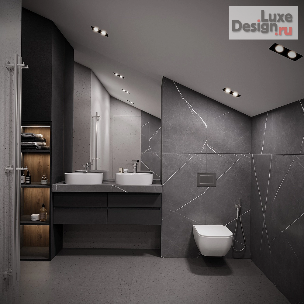 Дизайн интерьера частного дома "Экософия" (фото 22)