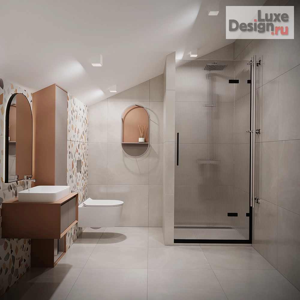 Дизайн интерьера частного дома "Экософия" (фото 33)