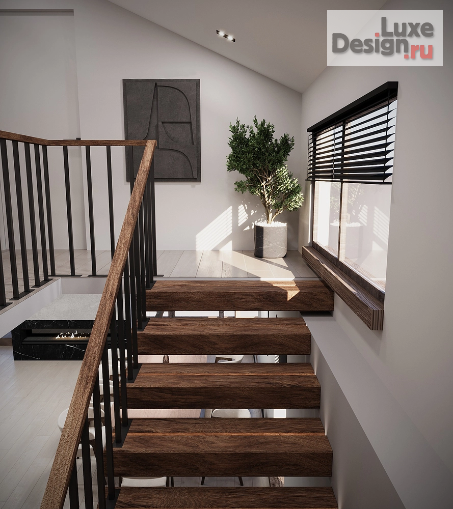 Дизайн интерьера частного дома "Экософия" (фото 41)