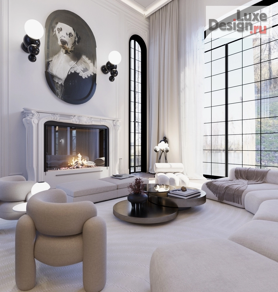 Дизайн интерьера загородного дома "Дом в Серебряном Бору " (фото 7)