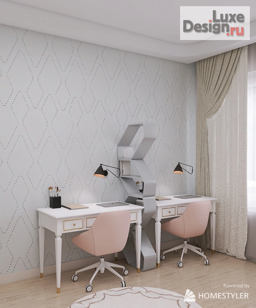 Дизайн интерьера двухкомнатной квартиры "Неоклассика" (фото 5)