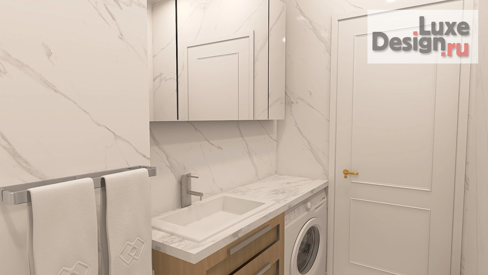 Дизайн интерьера квартиры студии "Квартира студия в элитном жилом комплексе в Казахстане" (фото 4)