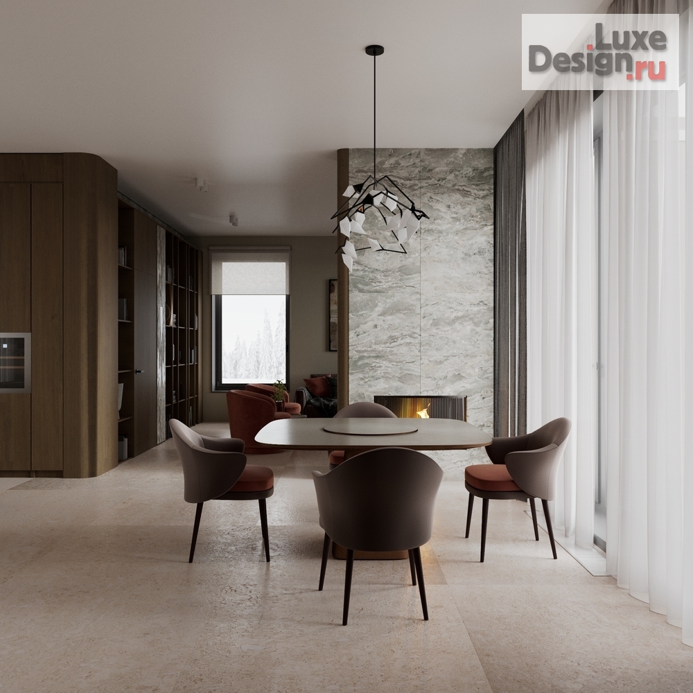 Дизайн интерьера загородного дома "Дом для семьи" (фото 4)