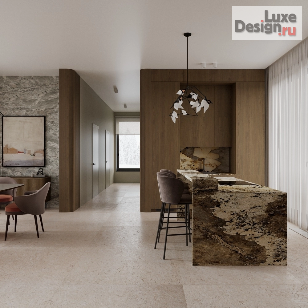 Дизайн интерьера загородного дома "Дом для семьи" (фото 5)