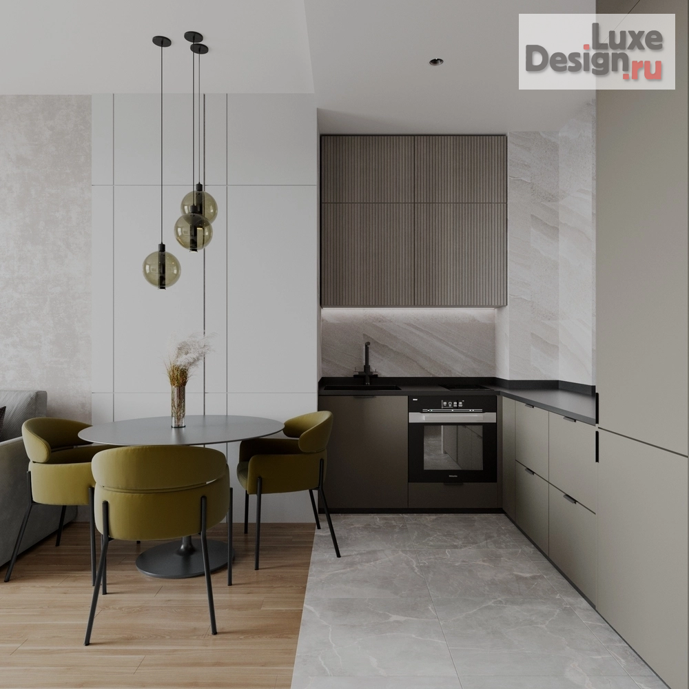 Дизайн интерьера двухкомнатной квартиры "Квартира для семьи из трёх человек" (фото 12)