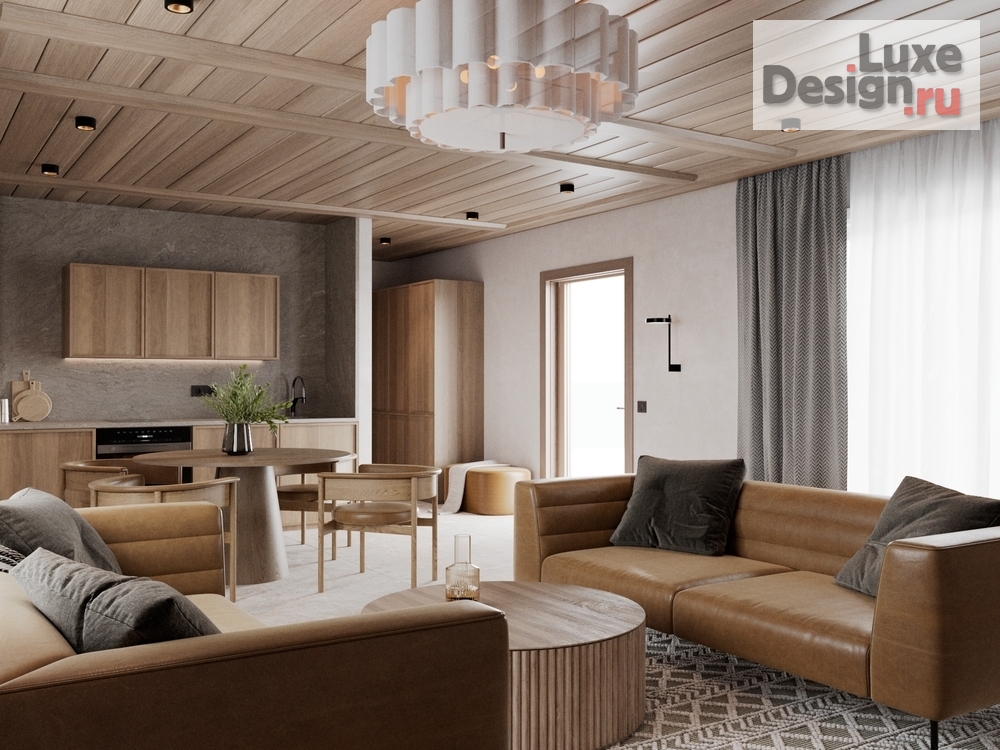 Дизайн интерьера загородного дома "Гостевой дом с сауной" (фото 7)