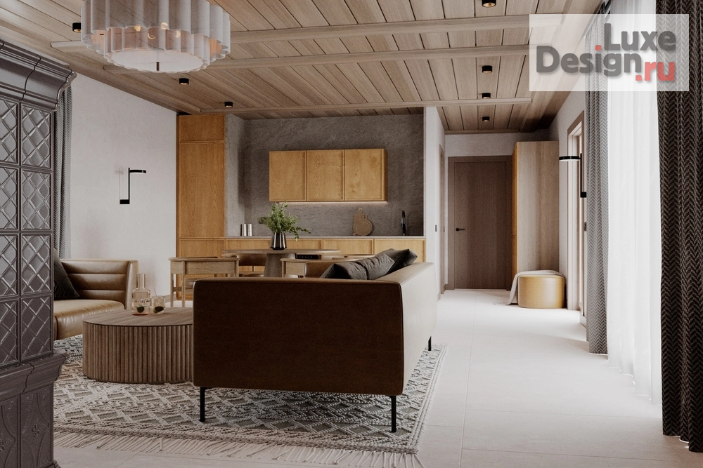 Дизайн интерьера загородного дома "Гостевой дом с сауной" (фото 8)