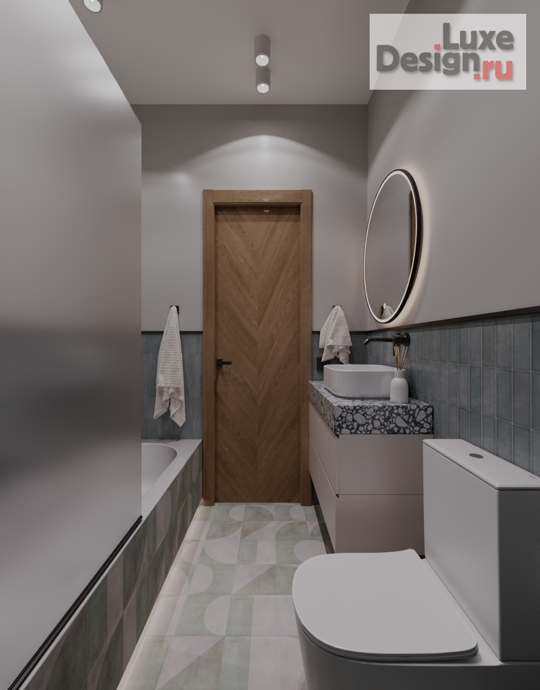 Дизайн интерьера двухкомнатной квартиры "Квартира для семьи из трёх человек" (фото 31)