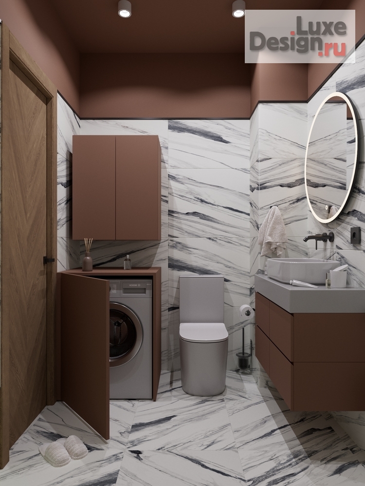 Дизайн интерьера двухкомнатной квартиры "Квартира для семьи из трёх человек" (фото 20)