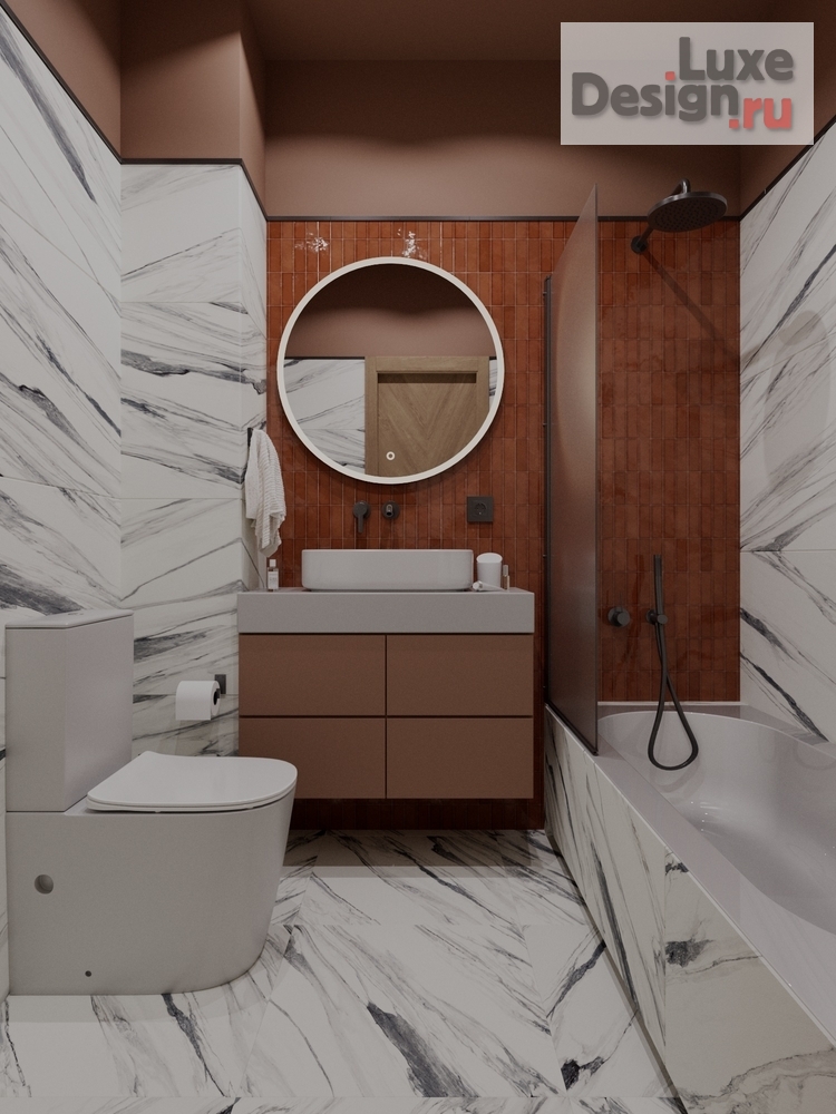 Дизайн интерьера двухкомнатной квартиры "Квартира для семьи из трёх человек" (фото 22)