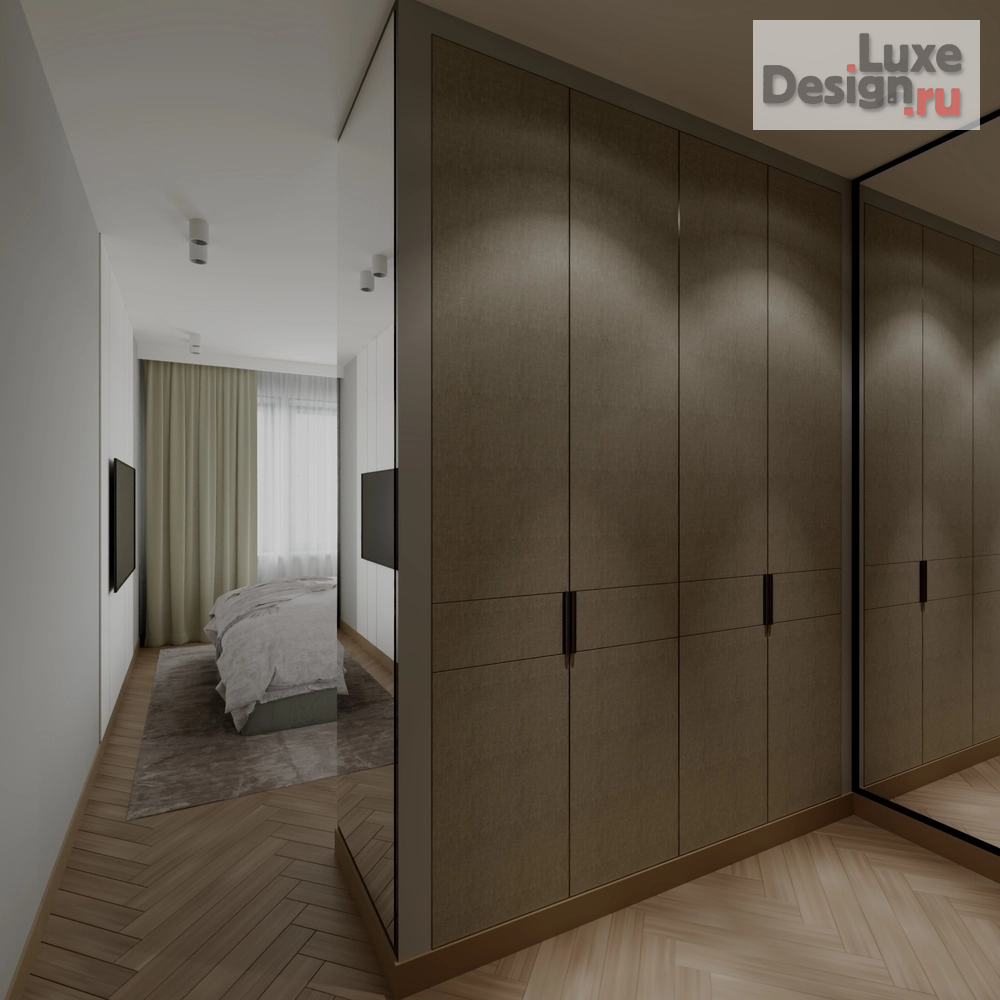 Дизайн интерьера двухкомнатной квартиры "Квартира для семьи из трёх человек" (фото 28)