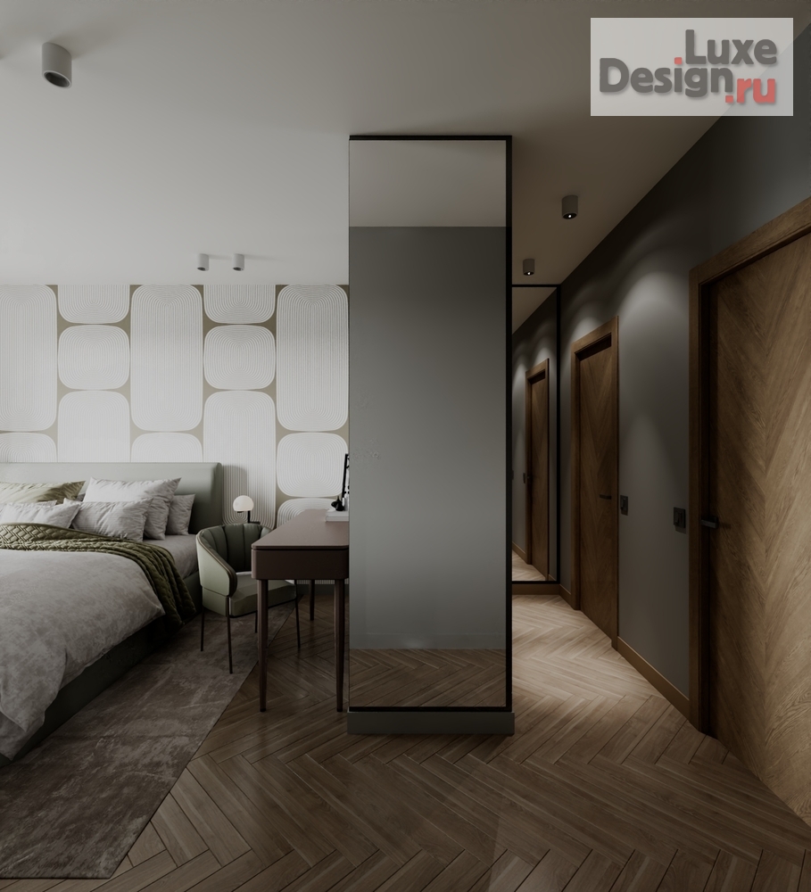 Дизайн интерьера двухкомнатной квартиры "Квартира для семьи из трёх человек" (фото 25)