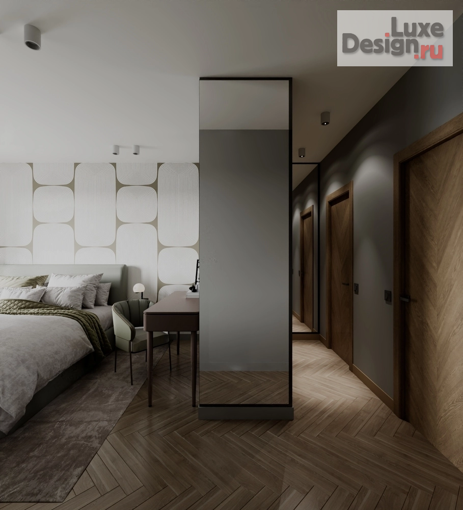 Дизайн интерьера двухкомнатной квартиры "Квартира для семьи из трёх человек" (фото 25)