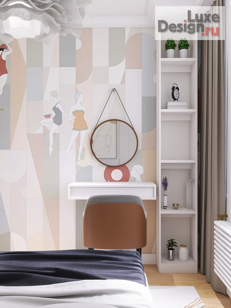 Дизайн интерьера трехкомнатной квартиры "Проект "Запрещено запрещать" ЖК «Headliner» 68 кв.м Москва" (фото 19)