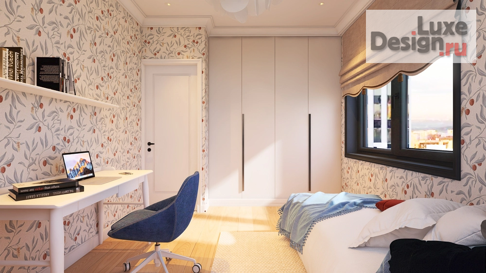 Дизайн интерьера трехкомнатной квартиры "Проект "Запрещено запрещать" ЖК «Headliner» 68 кв.м Москва" (фото 23)