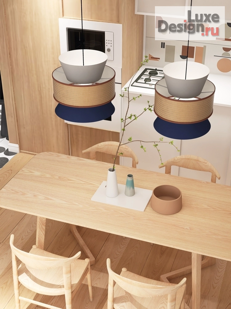 Дизайн интерьера трехкомнатной квартиры "Проект "Запрещено запрещать" ЖК «Headliner» 68 кв.м Москва" (фото 8)