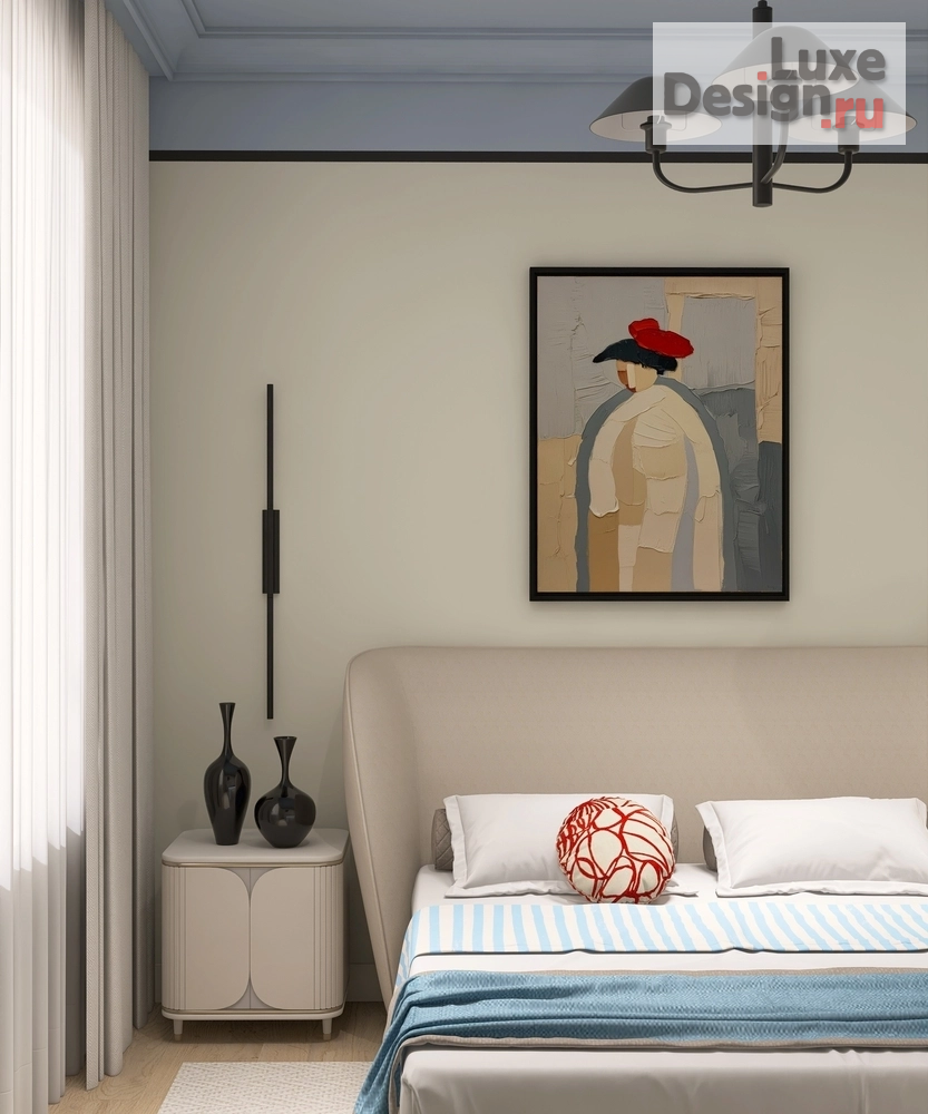 Дизайн интерьера однокомнатной квартиры "Жизнерадостная квартира 57 кв. м. в Москве" (фото 19)