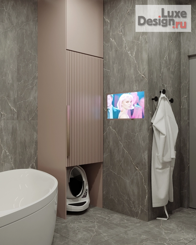 Дизайн интерьера трехкомнатной квартиры "Дизайн-проект кварты в современном стиле. ЖК "Испанские кварталы"" (фото 20)