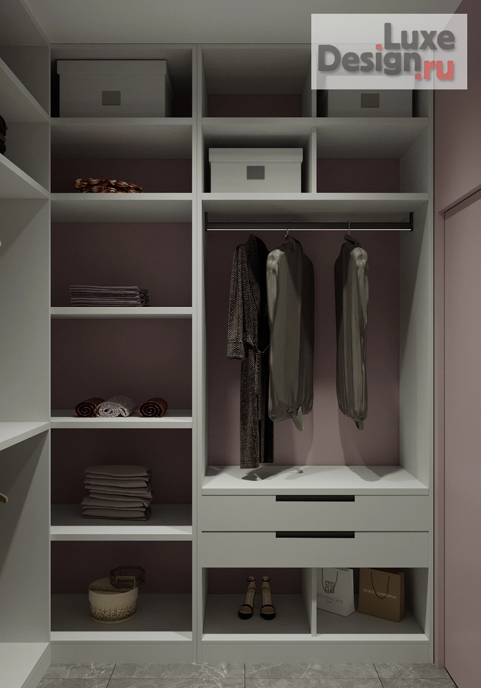 Дизайн интерьера трехкомнатной квартиры "Дизайн-проект кварты в современном стиле. ЖК "Испанские кварталы"" (фото 11)