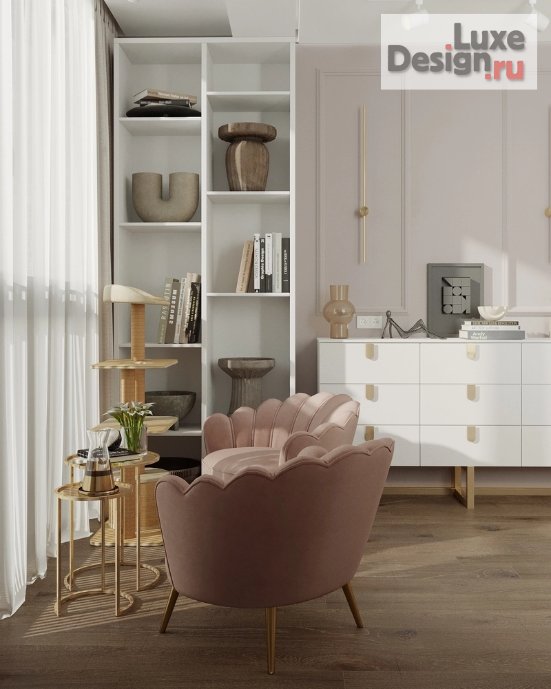 Дизайн интерьера трехкомнатной квартиры "Дизайн-проект кварты в современном стиле. ЖК "Испанские кварталы"" (фото 30)