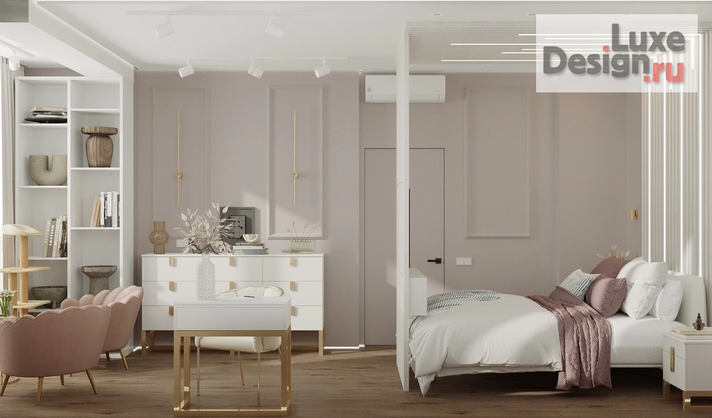 Дизайн интерьера трехкомнатной квартиры "Дизайн-проект кварты в современном стиле. ЖК "Испанские кварталы"" (фото 32)