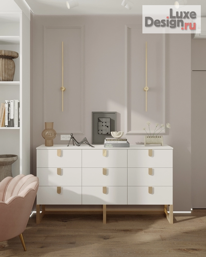 Дизайн интерьера трехкомнатной квартиры "Дизайн-проект кварты в современном стиле. ЖК "Испанские кварталы"" (фото 25)