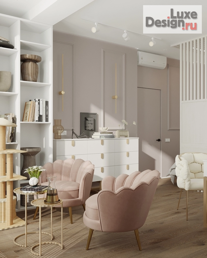 Дизайн интерьера трехкомнатной квартиры "Дизайн-проект кварты в современном стиле. ЖК "Испанские кварталы"" (фото 27)