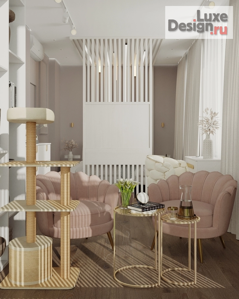 Дизайн интерьера трехкомнатной квартиры "Дизайн-проект кварты в современном стиле. ЖК "Испанские кварталы"" (фото 28)