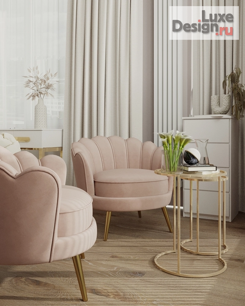 Дизайн интерьера трехкомнатной квартиры "Дизайн-проект кварты в современном стиле. ЖК "Испанские кварталы"" (фото 29)