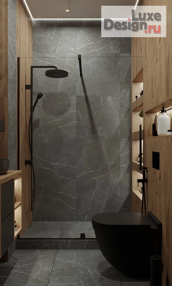 Дизайн интерьера трехкомнатной квартиры "Дизайн-проект кварты в современном стиле. ЖК "Испанские кварталы"" (фото 34)