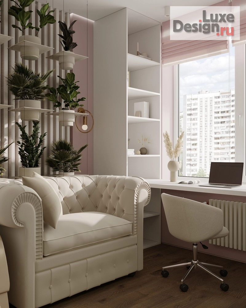 Дизайн интерьера трехкомнатной квартиры "Дизайн-проект кварты в современном стиле. ЖК "Испанские кварталы"" (фото 43)