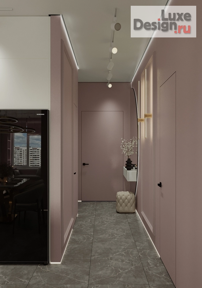 Дизайн интерьера трехкомнатной квартиры "Дизайн-проект кварты в современном стиле. ЖК "Испанские кварталы"" (фото 55)