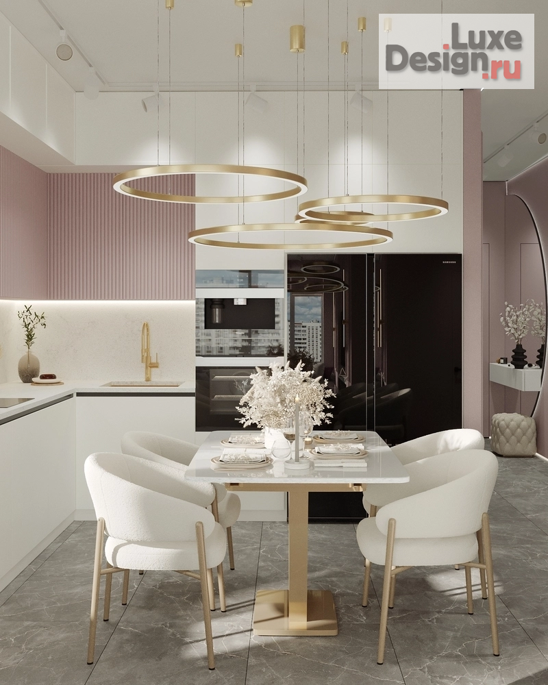 Дизайн интерьера трехкомнатной квартиры "Дизайн-проект кварты в современном стиле. ЖК "Испанские кварталы"" (фото 52)