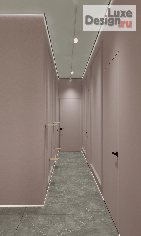 Дизайн интерьера трехкомнатной квартиры "Дизайн-проект кварты в современном стиле. ЖК "Испанские кварталы"" (фото 53)